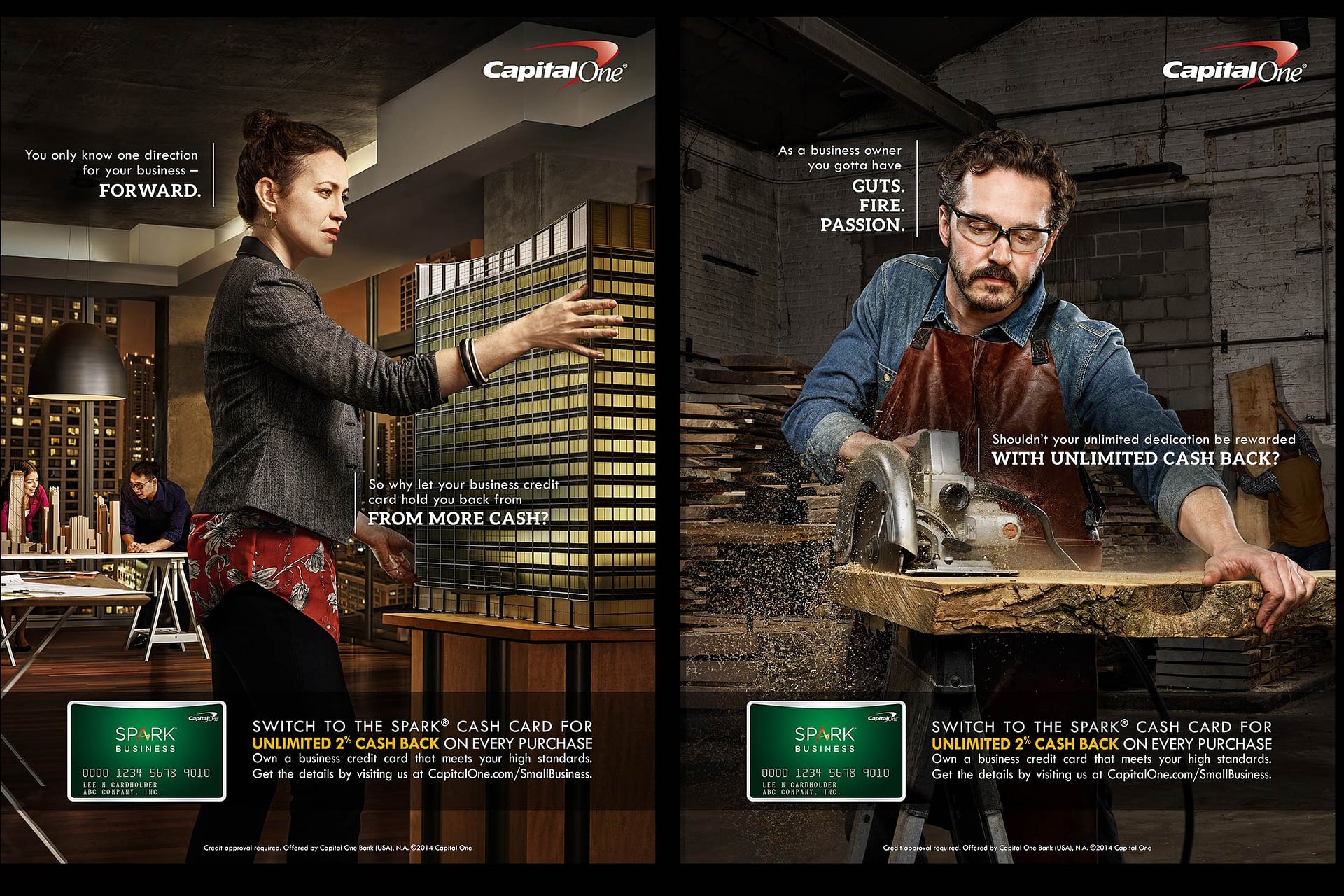Capital One 'Spark' Small Business Campaign - Ross Feighery Photography