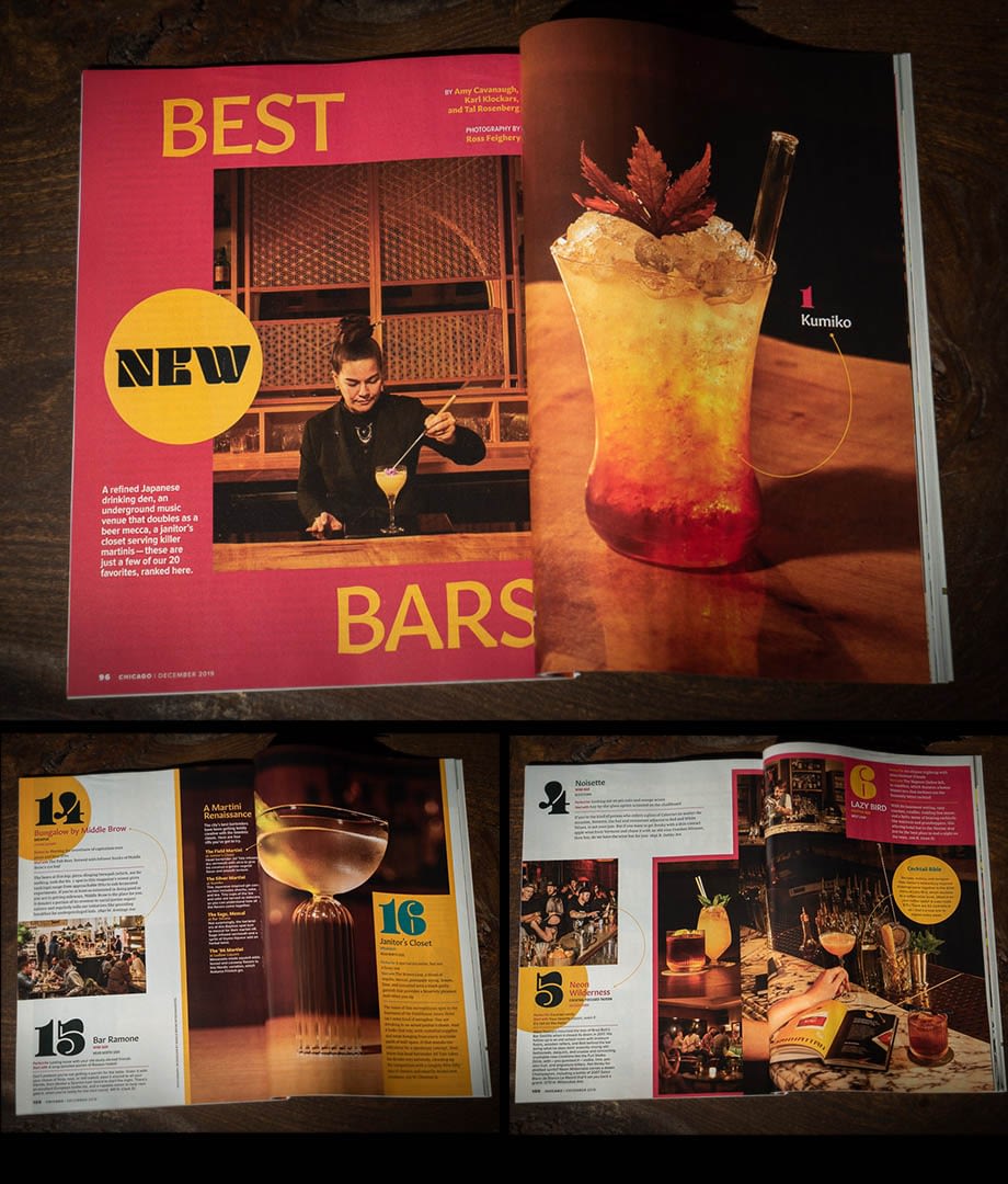 Best New Bars in Chicago 2019 - Ross Feighery Photography